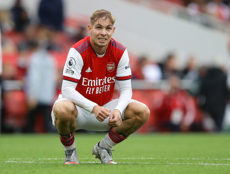 Emile Smith Rowe – 6. Had the odd bright moment, but found his way to goal blocked, and looked tired and dejected by the end. Reuters