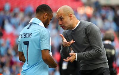 Raheem Sterling has flourished under the guidance of City manager Pep Guardiola. PA