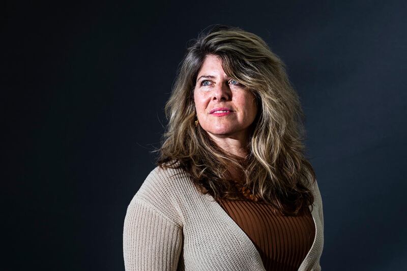 EDINBURGH, SCOTLAND - AUGUST 12: American liberal progressive feminist author, journalist, and former political advisor to Al Gore and Bill Clinton Naomi Wolf attends a photocall during Edinburgh International Book Festival 2019 on August 12, 2019 in Edinburgh, Scotland. (Photo by Simone Padovani/Awakening/Getty Images)