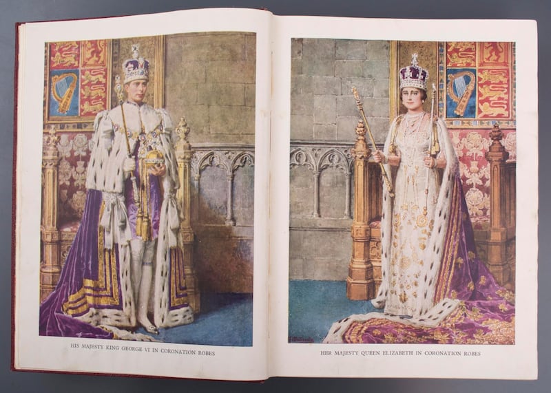 Lot 10; The Coronation Book of King George VI and Queen Elizabeth; Odhams Press; singed Walter James Hughes; 1937. Courtesy Prinseps