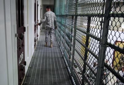 There are now 39 prisoners left at Guantanamo Bay.  At its peak, in 2003, the detention center held nearly 680 prisoners. AP