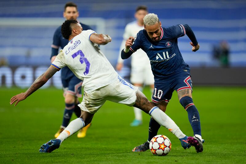 Neymar - 6: Shot easily saved by keeper after linking up with Mbappe and Verratti. Sent Mbappe through for opening goal with first-time ball. Anonymous second 45 minutes. AP