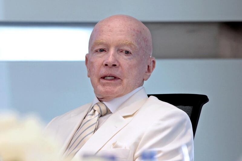 Culture drives revenue growth and profitability, according to Mark Mobius, founding partner of the London-based Mobius Capital Partners. Jeffrey E Biteng / The National