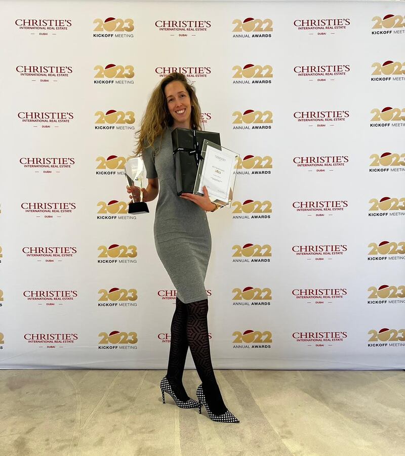 Veronika Ciniburkova says working in real estate in Dubai is not easy but likes it because it makes her think outside the box and gives her a sense of freedom. Photo: Veronika Ciniburkova