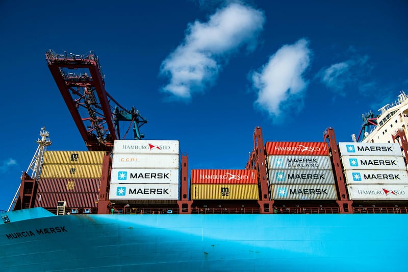 Danish shipping giant Maersk said that it would stop taking new non-essential orders to and from Russia, owing to sanctions imposed over Moscow's invasion of Ukraine. AFP