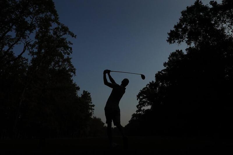 Martin Kaymer of Germany tees off on the second hole during a pro-am round ahead of the Italian Open at Golf Club Milano in Monza, Italy. Andrew Redington / Getty Images