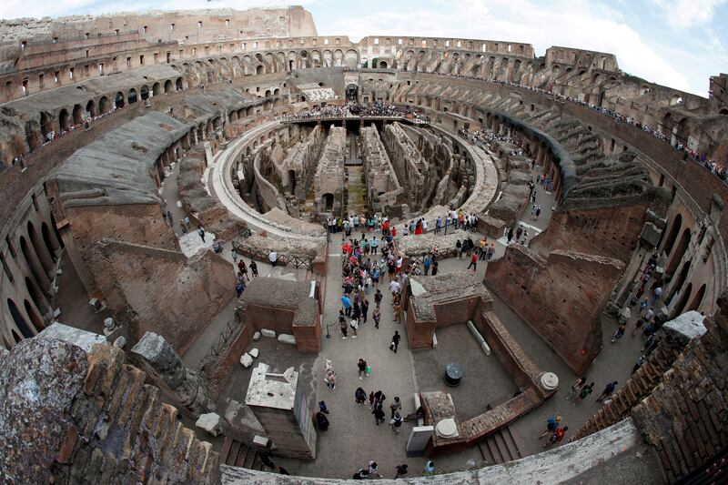 The Colosseum in Rome. Reuters