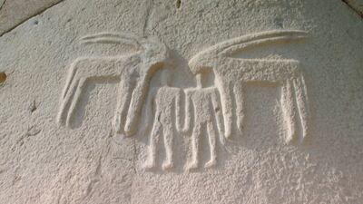 A stone relief from a Bronze Age tomb in Al Ain. Courtesy: Image Nation