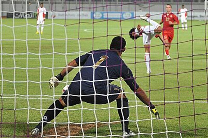 The back-heeled penalty that made Theyab Awana a YouTube sensation.