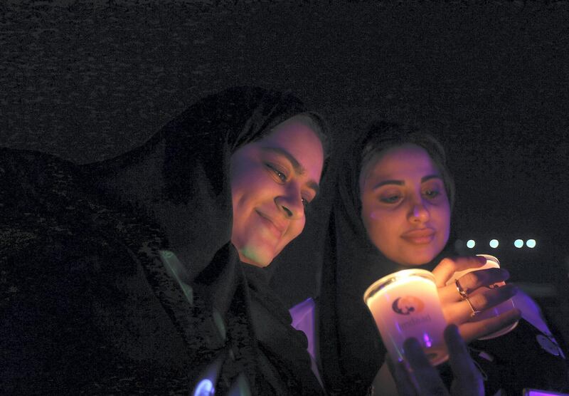 Dubai, March 24, 2018: Emiratis participate in the Earth Hour Walk at the Marasi promenade in Dubai. Satish Kumar for the National