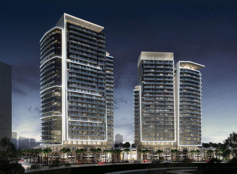 Damac's NAIA Hotel scheme at Akoya Drive. Courtesy Damac