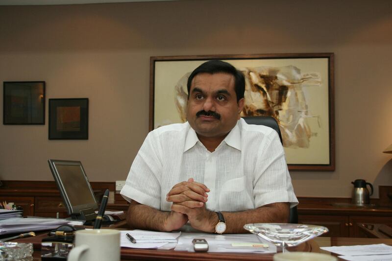 AHMEDABAD, INDIA - JULY 19: Chairman Of Adani Group Gautam Adani poses for a profile shoot during an interview on Jlu on July 19, 2010 in Ahmedabad, India. (Photo by Ramesh Dave/Mint via Getty Images) *** Local Caption ***  bz29jl-gautam-adani.jpg