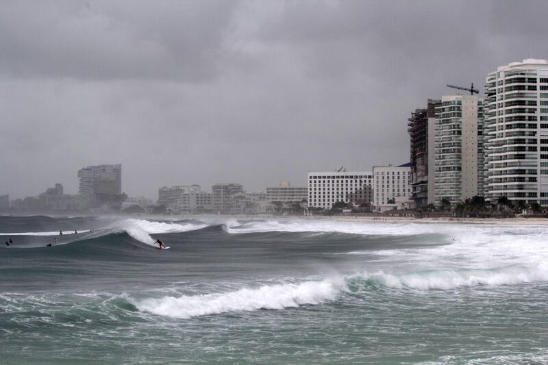 The effects of the maritime depression, consequence of Hurricane Michel, in the State of Quintana Roo, Mexico. EPA