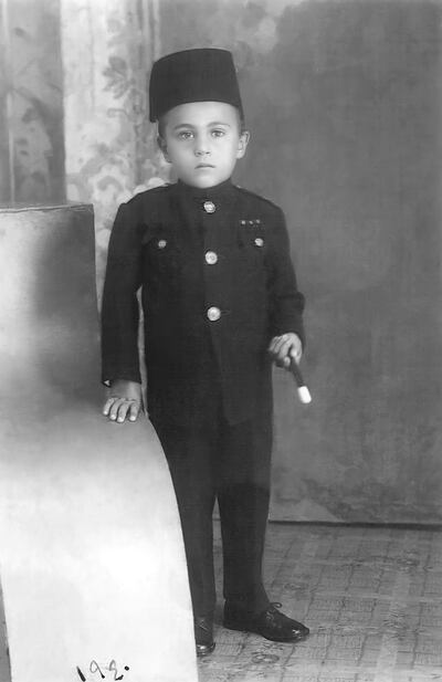 Magdi Yacoub as a child in Egypt in 1941. Photo: Yacoub family archive