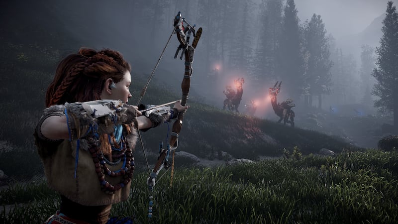 Horizon Zero Dawn: Everyone loves a post-apocalyptic story, and there's a great character that can navigate that world deftly for a TV audience. Photo: Sony