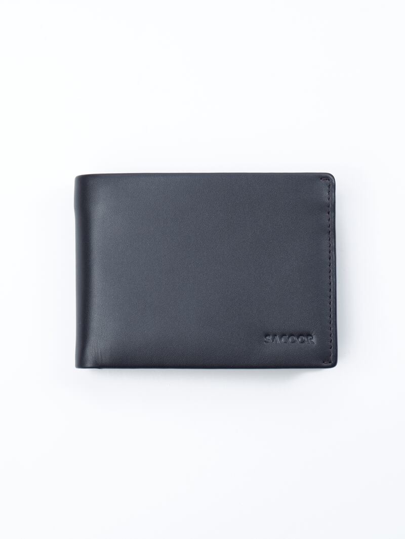 Vegan leather wallet, Dh249, Saccour Brothers. Photo: Saccour Brothers
