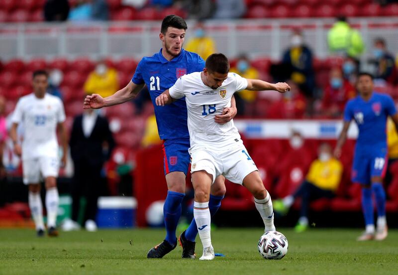 Declan Rice – (On for Ward-Prowse 65’) 6: West Ham midfielder came on for last 25 minutes and is a likely starter for the first Euro clash against Croatia. PA