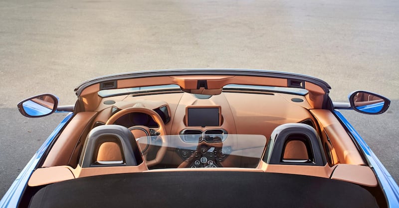 The car retains the traditional fabric roof, which opens in just 6.8 seconds 
