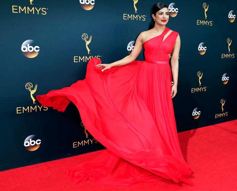 Priyanka Chopra wears Jason Wu to the 2016 Primetime Emmy Awards. EPA