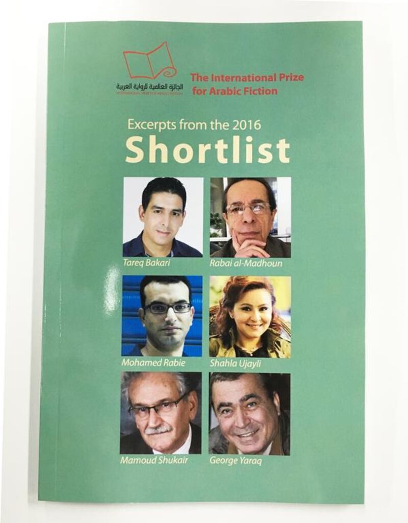 A book of excerpts from the short listed entries in this year’s International Prize for Arabic Fiction.