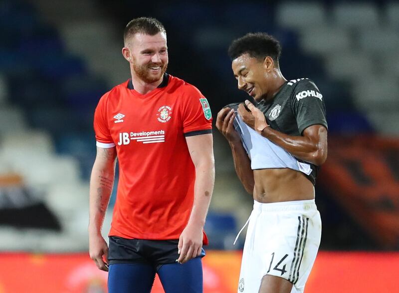 Jesse Lingard, 6 - Bright start as Luton sat deep and allowed United to have the ball. Came close to scoring United’s second but blocked by former teammate Tunnicliffe. Carries the ball forward, came close late on, but still needs to assist and score. Reuters