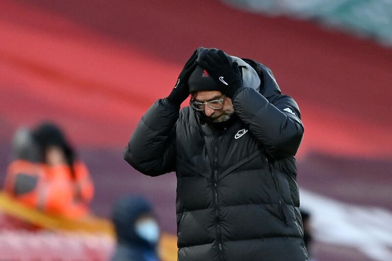 Liverpool manager Jurgen Klopp. AP