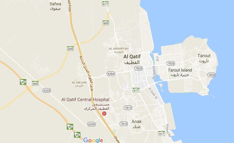 There have been a string of attacks in the Qatif area of eastern Saudi Arabia. Google Maps