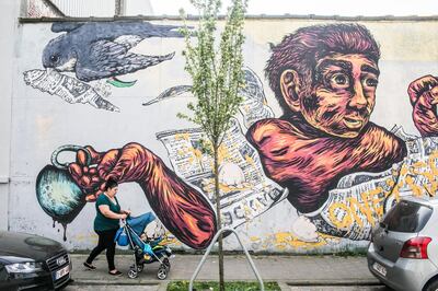 Street art in Ghent. Photo: Visit Ghent
