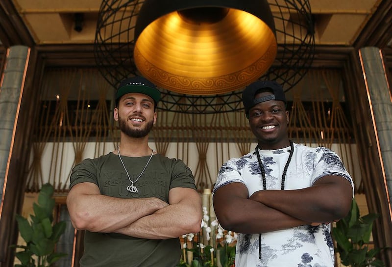 Deen Squad‘s Karter Zaher, left, and Jay Deen are amassing a growing legion of non-Muslim hip-hop fans. Satish Kumar / The National  