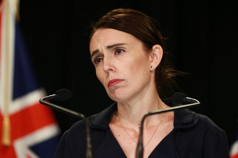 Jacinda Ardern speaks to media at Parliament on March 17, 2019 in Wellington, New Zealand. Getty Images