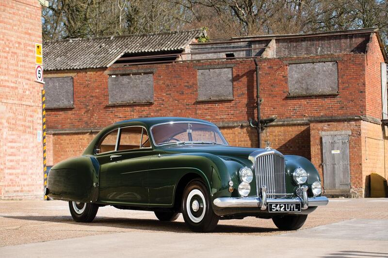 1953 Bentley R-Type Continental Sports Saloon (€1m to €1.3m [Dh4m to Dh5.2m]). Courtesy of RM Sotheby’s