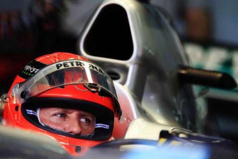 Michael Schumacher has been making errors this season, something that was a rarity during his heyday.