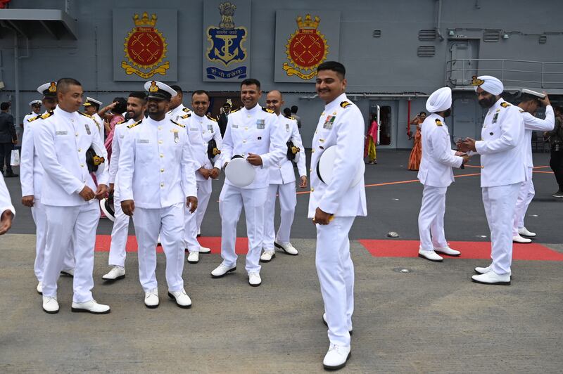 The vessel's launch is being seen as a milestone in government efforts to reduce India's dependence on foreign arms and counter China's growing military assertiveness in the region.  