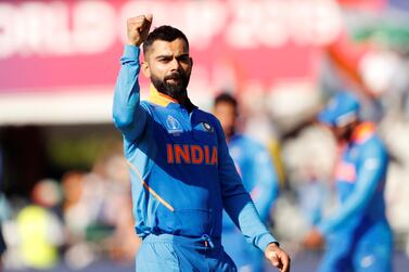 Cricket - ICC Cricket World Cup - West Indies v India - Old Trafford, Manchester, Britain - June 27, 2019 India's Virat Kohli celebrates after the match Action Images via Reuters/Lee Smith