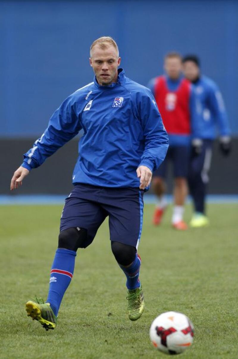 Iceland's Eidur Gudjohnsen can possibly provide the lift his team may need against Croatia in their World Cup 2014 qualifier on Tuesday night. Filip Horvat / AP Photo