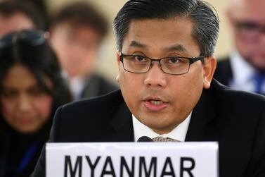 Myanmar's UN ambassador Kyaw Moe Tun has urged the UN to set up a no-fly zone and send peacekeeping troops to stop the violence. Reuters