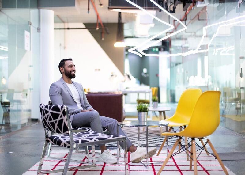 DUBAI, UNITED ARAB EMIRATES. 21 OCTOBER 2019. 
Shahzad Bhatti,  Founder,  The Co-Working Popup.
(Photo: Reem Mohammed/The National)

Reporter: Keith Fernandez 
Section: BZ