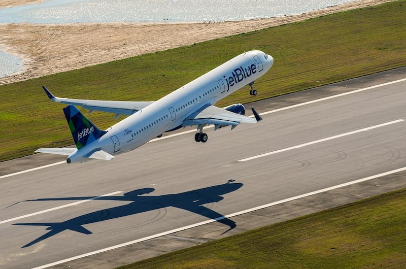 JetBlue. The airline is based in the US. James Darcy / Airbus