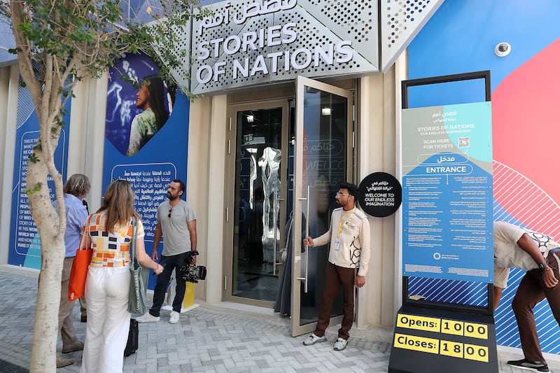 Memorabilia, sculptures, musical instruments and digital presentations from the more than 200 nations that had installations during Expo 2020 are on display at the Stories of Nations pavilion at Expo City in Dubai. All photos: Pawan Singh/The National
