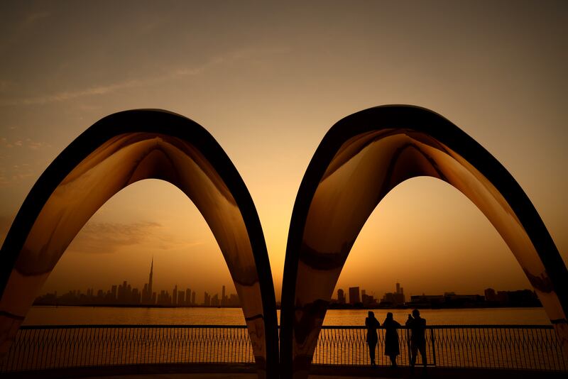 The Dubai skyline as Muslims around the world observe Ramadan. Getty Images