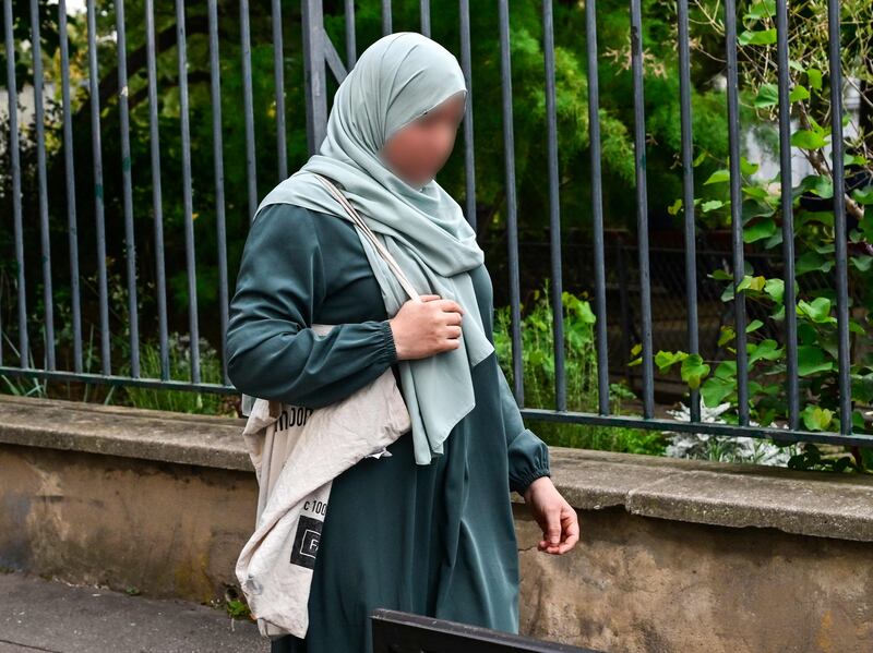 The wearing of the abaya has been banned in French schools. AFP