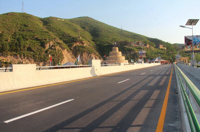 The opening of the Sheikh Zayed bin Sultan Al Nahyan Bridge in Pakistan. WAM *** Local Caption ***  051f9d7e-34e3-42c2-8e3d-18e0a7f24dc0.jpg