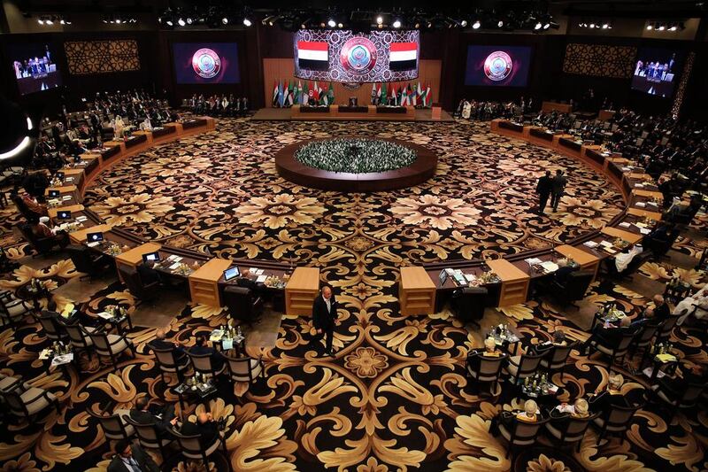 Critics say that the Arab League Summit failed to adequately address the question of Palestine. Khalil Mazraawi / AFP Photo

