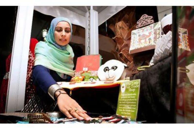 Sabeena Ahmed, the founder of The Little Fair Trade Shop, says it is her aim to educate people about fair trade artisans.