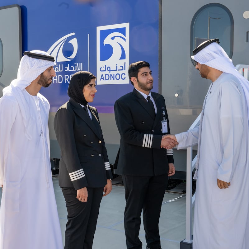 Dr Al Jaber meets Etihad Rail staff