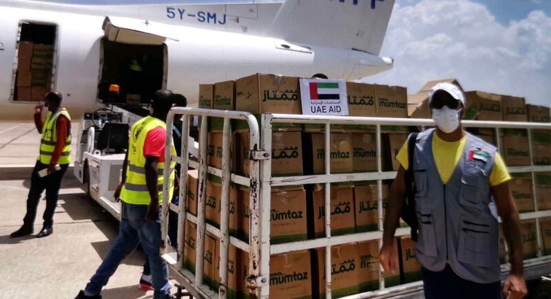 The UAE worked with the World Food Programme to send an aircraft carrying food supplies to the Tigrayan capital, Mekele. Wam