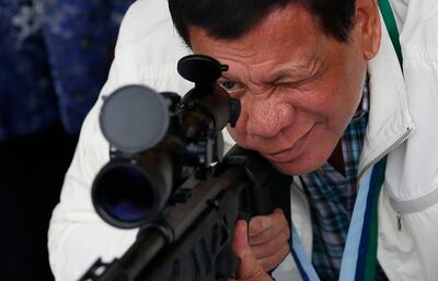 Duterte vowed to finish his country's drugs problem within six months of taking office. Bullit Marquez / AP Photo