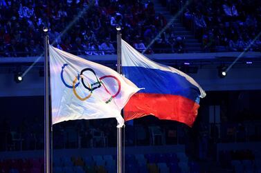 Russia has been excluded from the Olympic Games for four years. AFP
