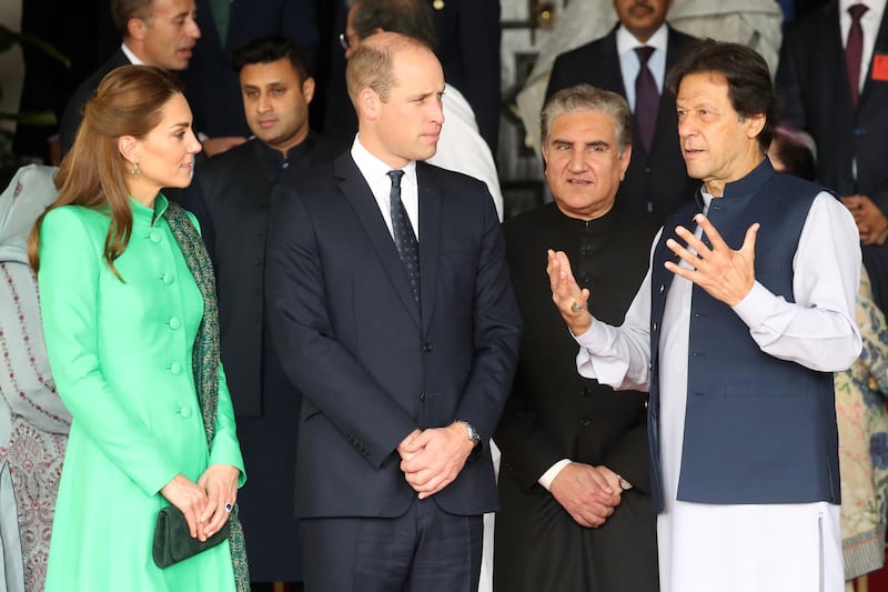 Prime Minister Imran Khan was a close friend of Prince William's mother, Princess Diana. Getty Images