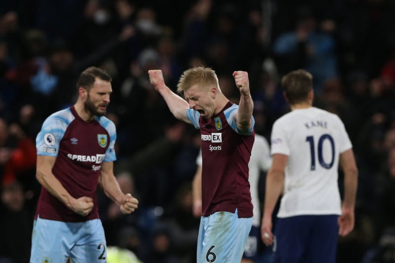 Ben Mee 7 - The Burnley veteran headed his side into the lead and claimed his third goal of the season after beating Romero in the air. AFP